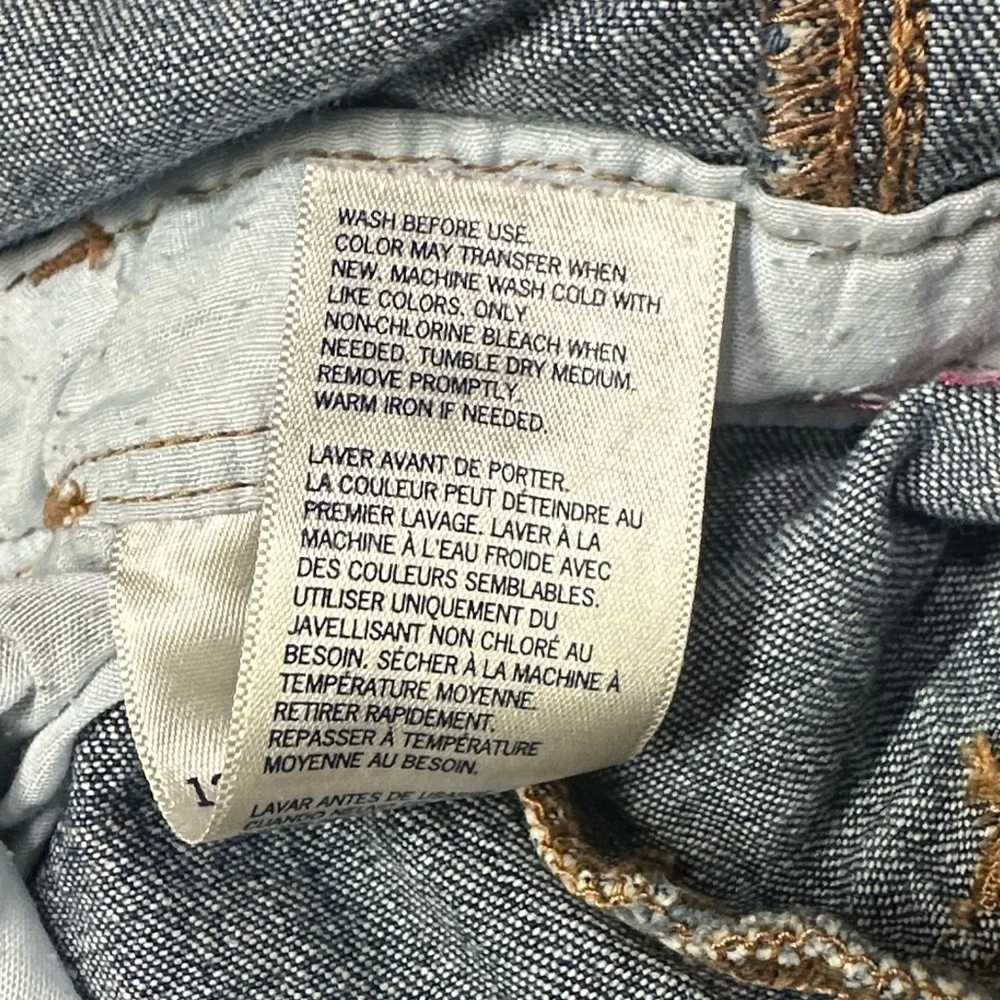 Vintage Oshkosh B’Gosh Vestbak Denim Overalls Infant Girl 12M Classic 90s